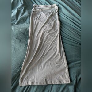 Classic White Women's Maxi Skirt